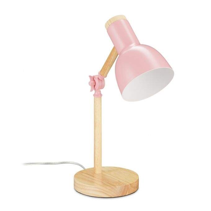 Bordlampe i træ