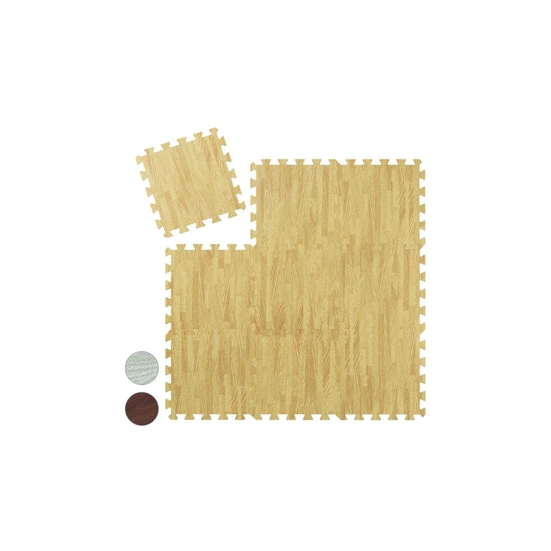 Golvskyddsmatta i trälook Set med 9 st | Leksaker & Spel - Leksaker - Pussel | Pryloteket