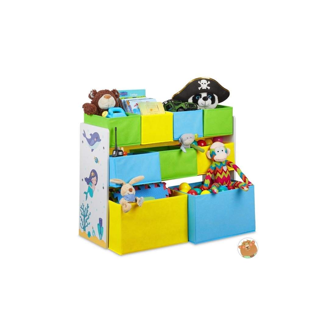 Barnhylla med motiv och 9 lådor | Leksaker & Spel - Leksaker | Pryloteket