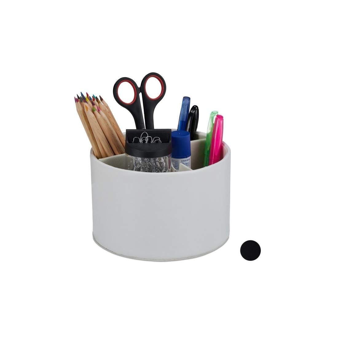 Pennhållare rund läderlook | Hem & Hobby - Resa & Semester - Organisering | Pryloteket