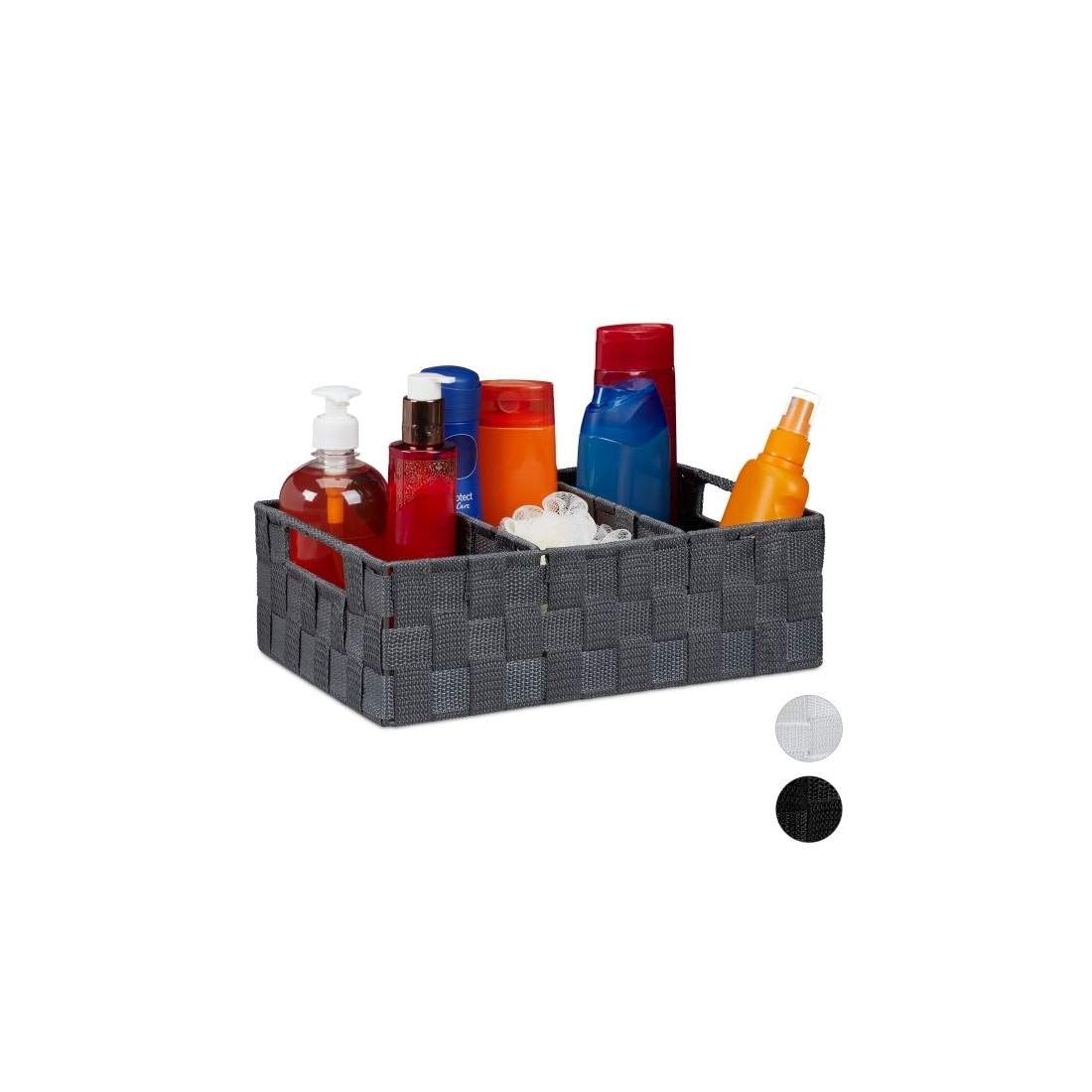 Förvaringshylla med 3 fack | Hälsa & Skönhet - Mun- & Tandvård - Tandborstar | Pryloteket