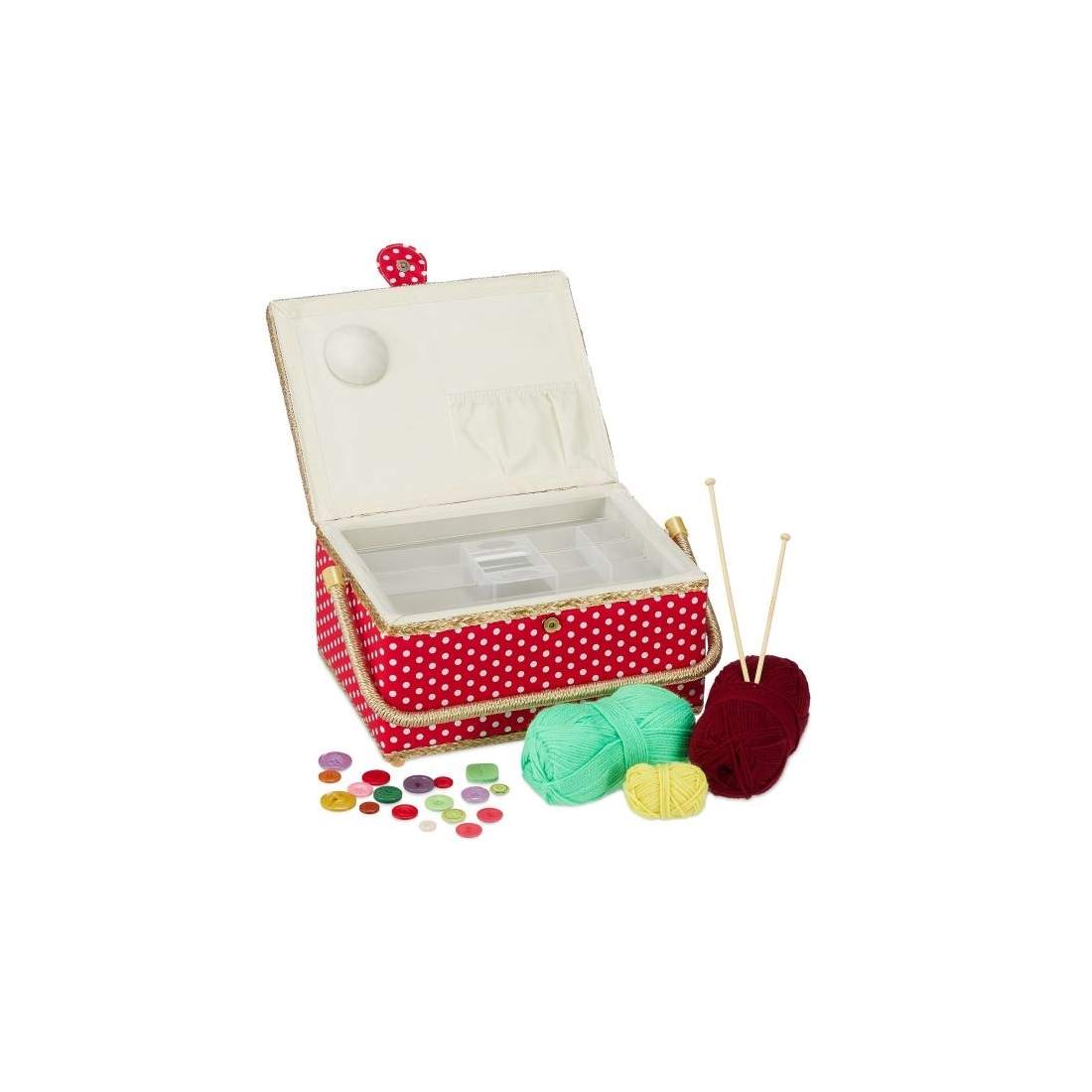 Systerlåda för tyg utan innehåll | Elektronik - Tillbehör Mobil & Surfplatta - Mobiltillbehör - Mobilkablar - Tillbehör | Pryloteket