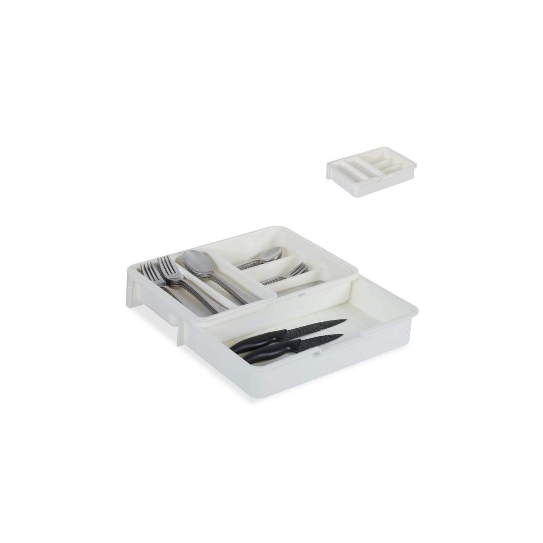 Utdragbar bestickbricka | Hem & Hobby - Hem & Hushåll - Kök - Köksredskap | Pryloteket