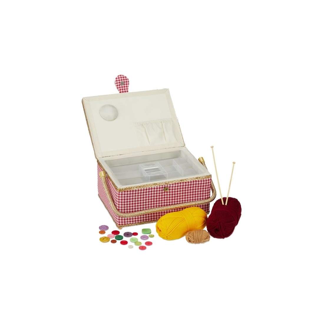 Systerlåda för tyg utan innehåll | Elektronik - Tillbehör Mobil & Surfplatta - Mobiltillbehör - Mobilkablar - Tillbehör | Pryloteket