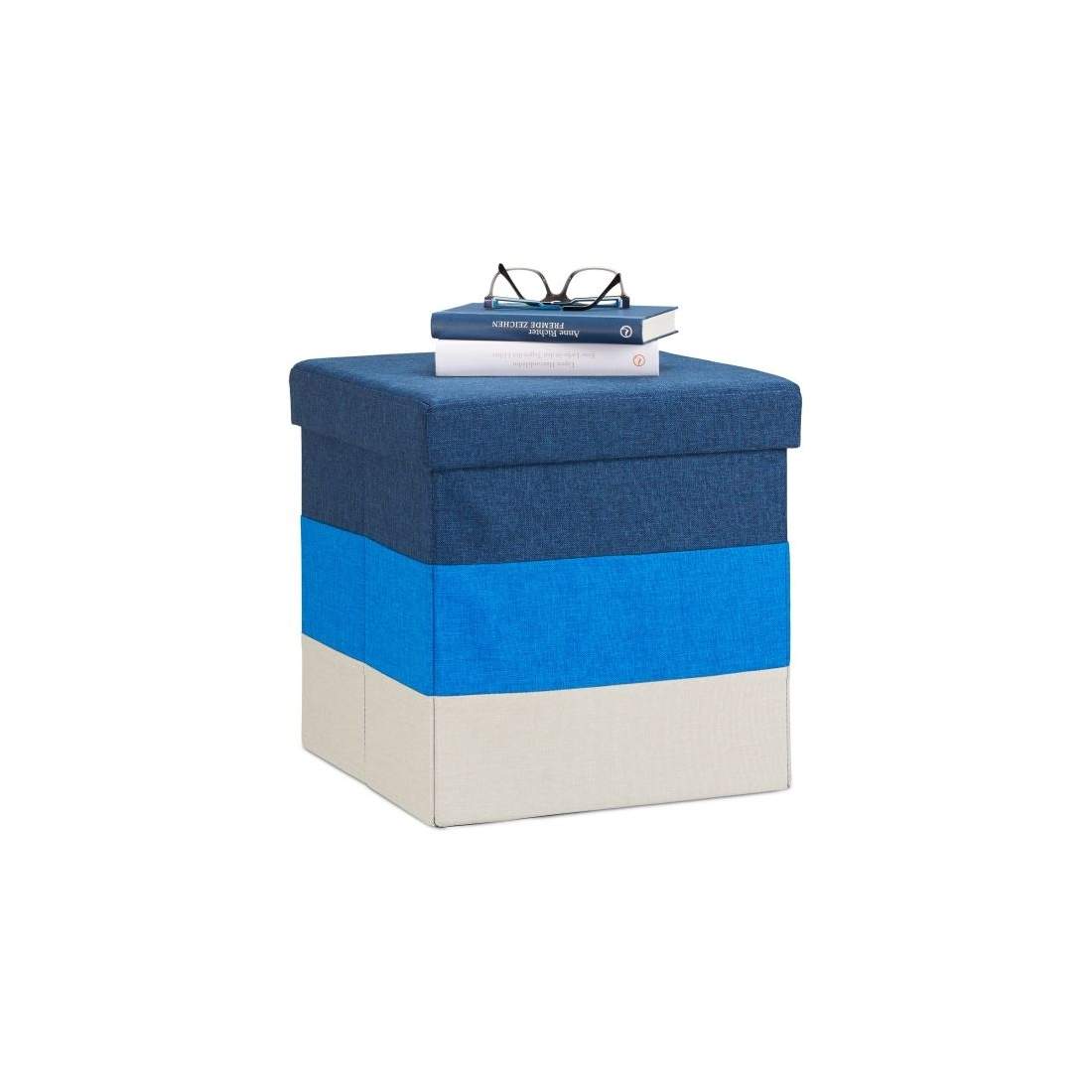 Klädd pall med färgglada ränder | Hem & Hobby - Hem & Hushåll - Sovrum | Pryloteket