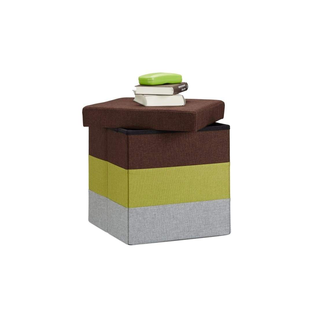 Klädd pall med färgglada ränder | Hem & Hobby - Hem & Hushåll - Sovrum | Pryloteket