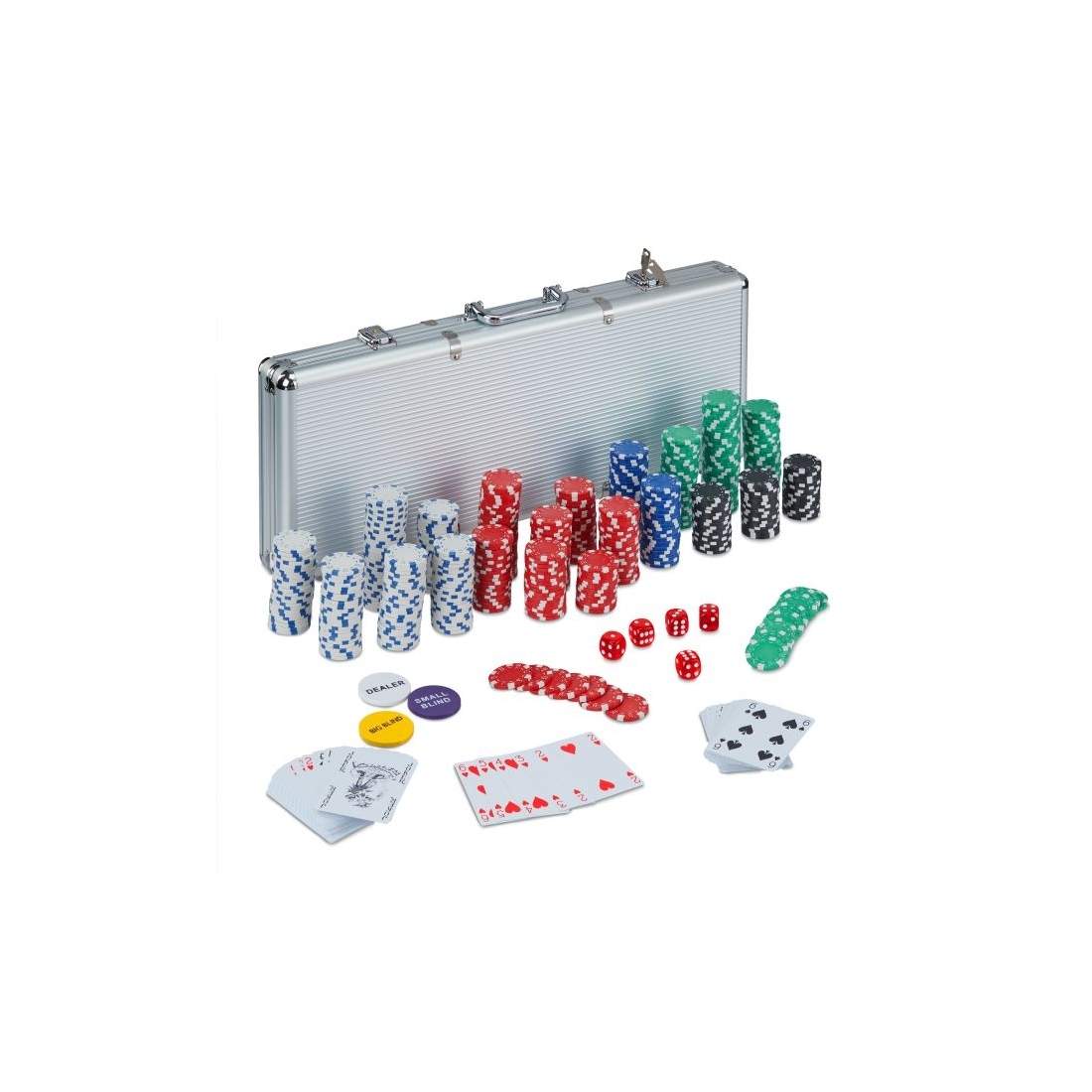 Pokerväska med 500 marker | Leksaker & Spel - Sällskapsspel - Kortspel - Kortlekar | Pryloteket