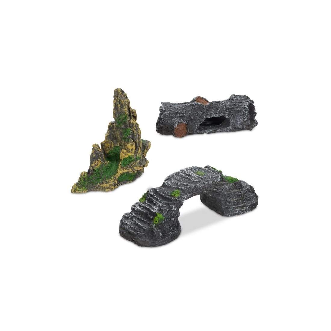 Akvarium dekoration, 3 delar | Elektronik - Tillbehör Mobil & Surfplatta - Mobiltillbehör - Mobilkablar - Tillbehör | Pryloteket