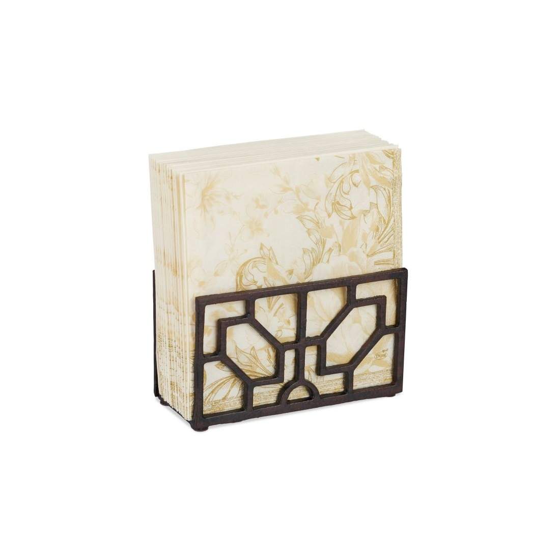 Servettställ gjutjärnsrutigt motiv | Hem & Hobby | Pryloteket