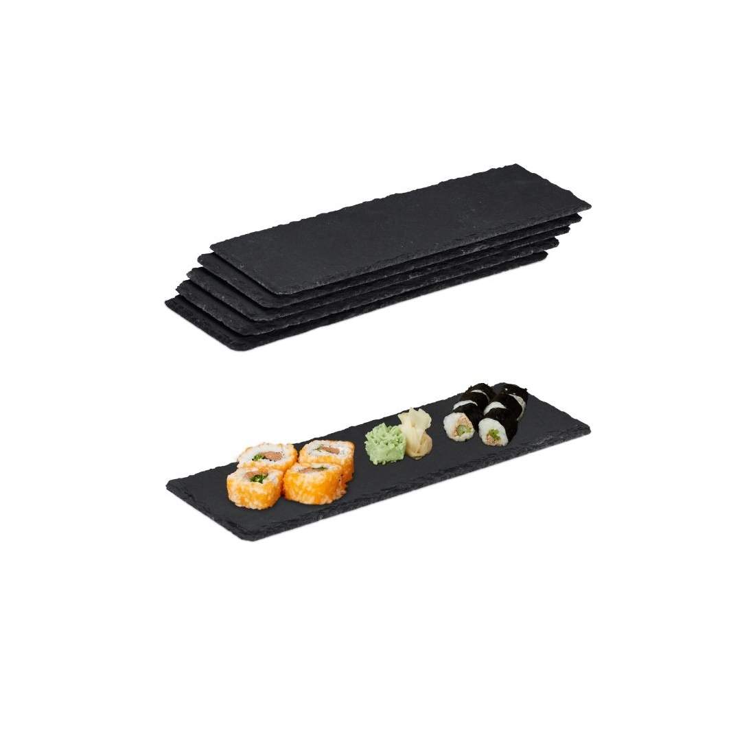 Plåtsats skifferplattor 30x10 cm | Hem & Hobby - Hem & Hushåll - Kök - Servering - Serveringsset | Pryloteket