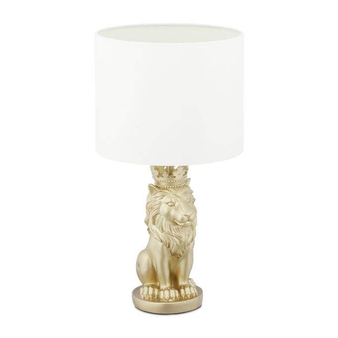Løve bordlampe