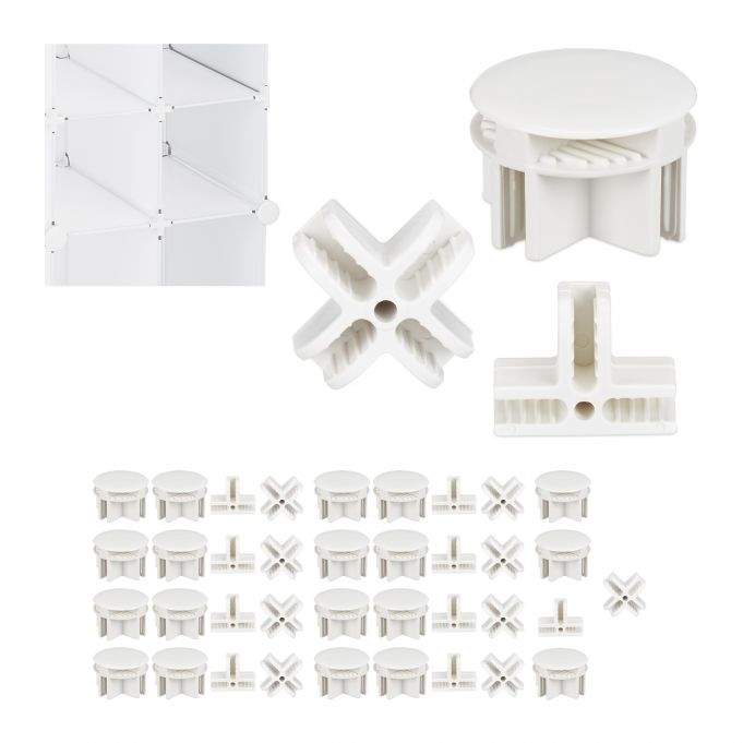 Tilslutninger til skrueløse hyldesystemer