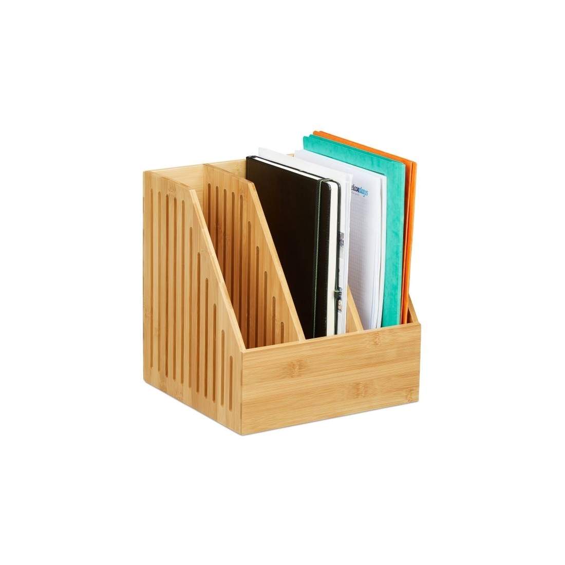 Tidningssamlare A4 bambu med 3 fack | Elektronik - Tillbehör Mobil & Surfplatta - Skärmskydd - LG | Pryloteket