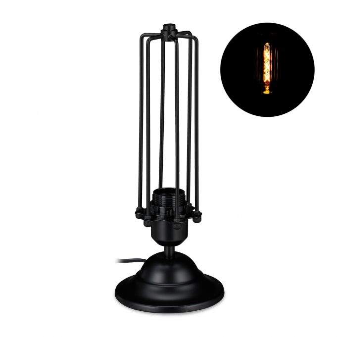 Bordlampe i industriel stil