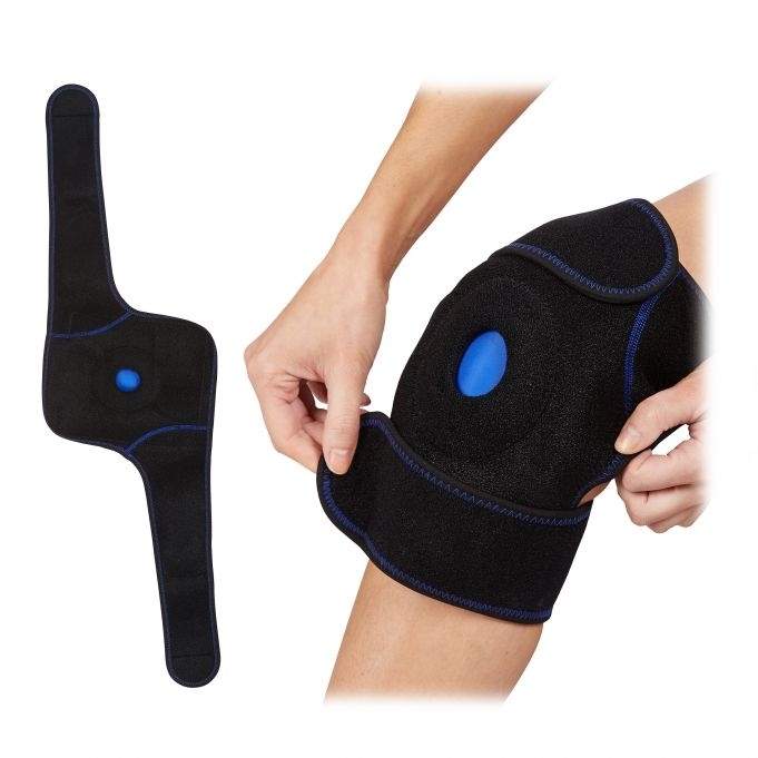 Køle- og varmepude med knæbeskyttelse