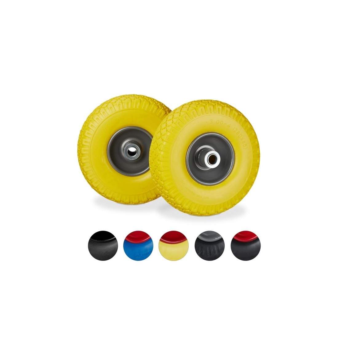 Skottkärrehjul 2 st. | Hem & Hobby - Hem & Hushåll - Trädgårdsartiklar - Skottkärror - Skottkärrehjul | Pryloteket