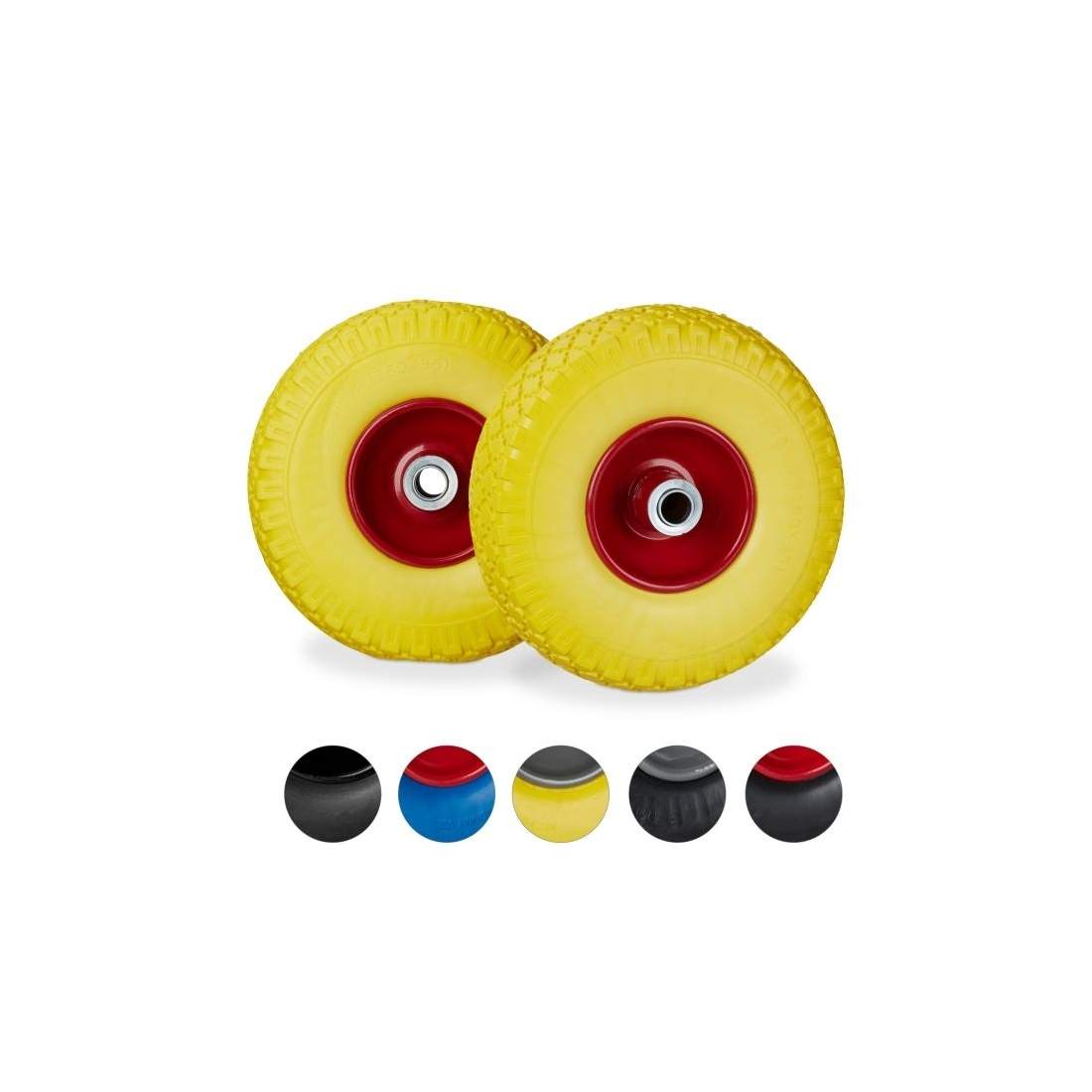 Skottkärrehjul 2 st. | Hem & Hobby - Hem & Hushåll - Trädgårdsartiklar - Skottkärror - Skottkärrehjul | Pryloteket