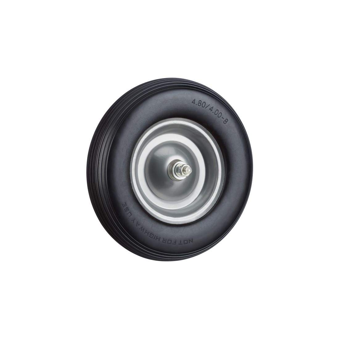 Skottkärrans hjul av massivt gummi med axel | Hem & Hobby - Hem & Hushåll - Trädgårdsartiklar - Skottkärror - Skottkärrehjul | Pryloteket