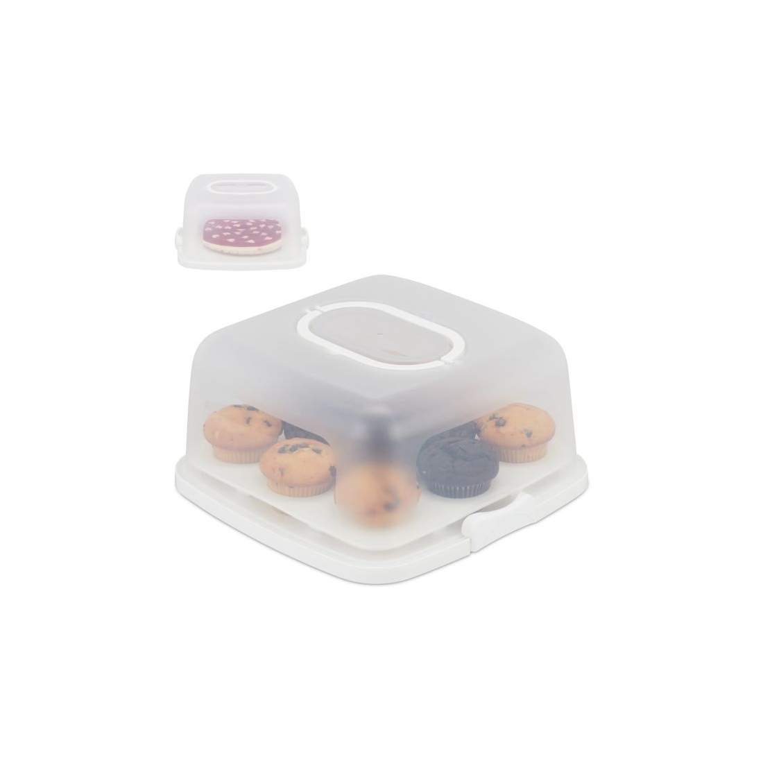 Fyrkantig tårtlåda | Hem & Hobby - Hem & Hushåll - Kök - Köksredskap - Lock | Pryloteket