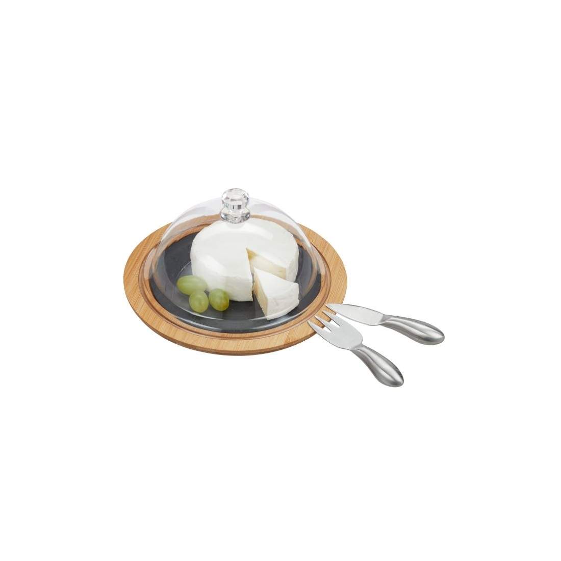 Ostklocka med bestick | Hem & Hobby - Hem & Hushåll - Kök - Servering | Pryloteket