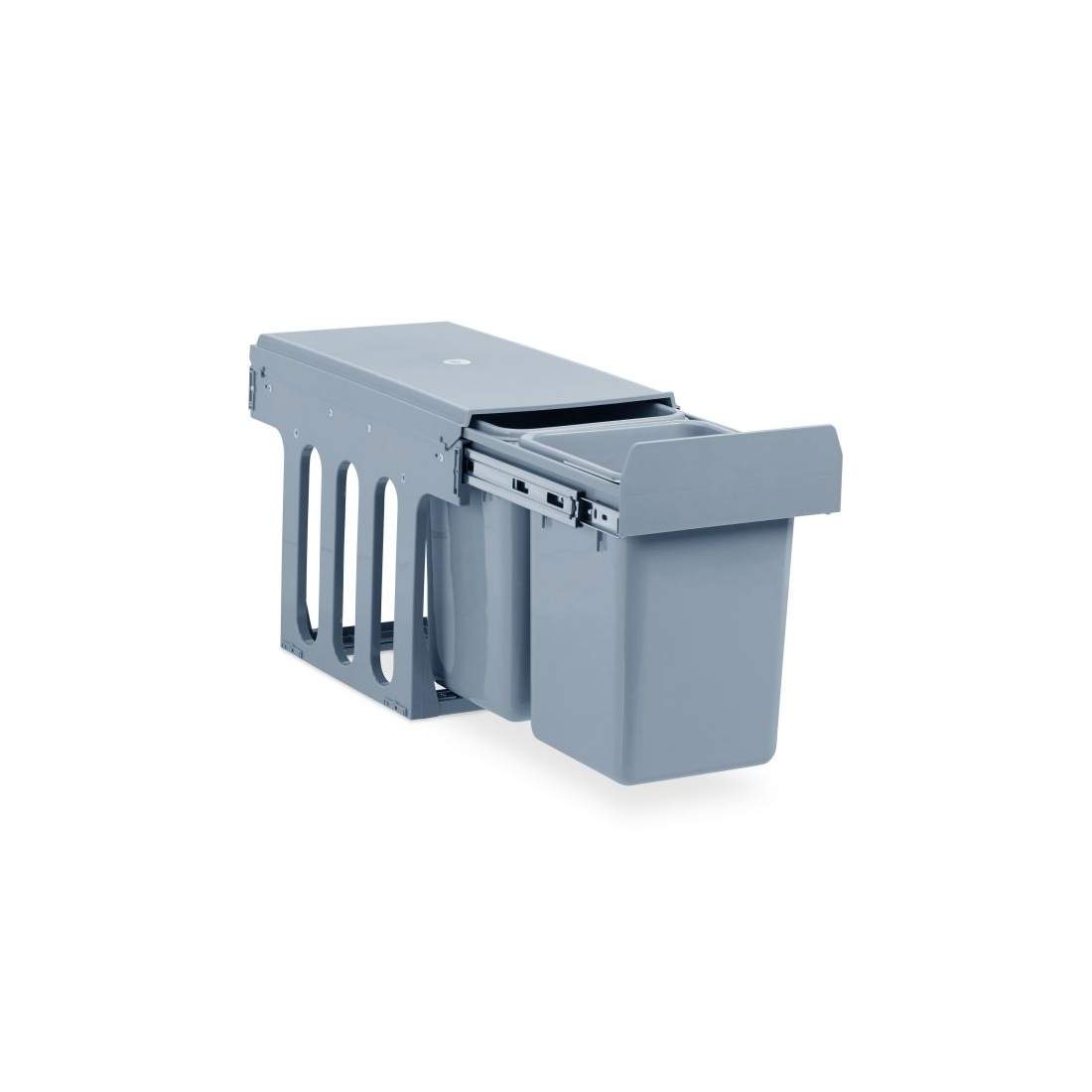 Utdragbar källsortering 2 st sopkärl