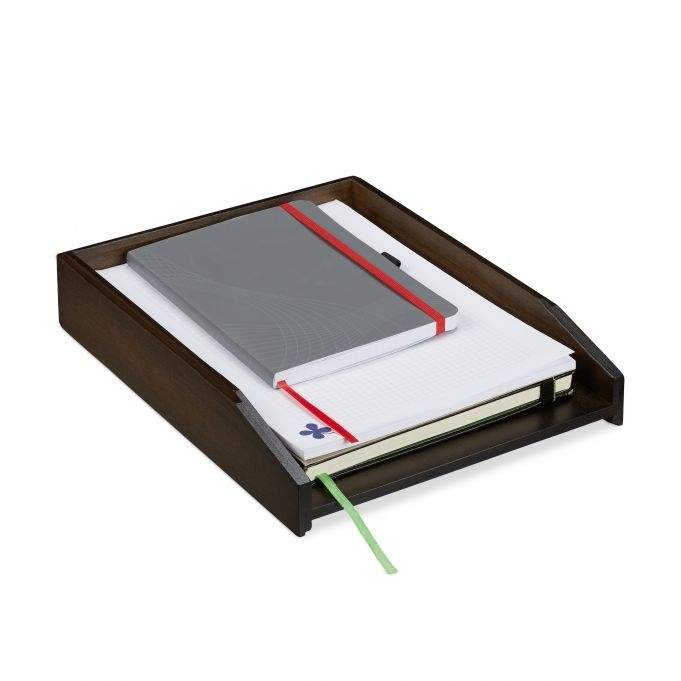 Postkasse bambus mørkebrun