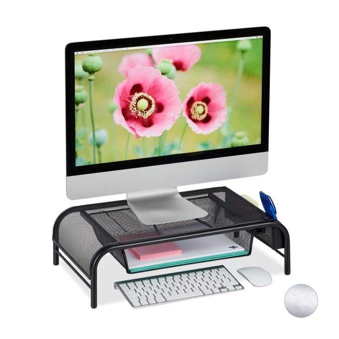 Monitorstativ med låda | Elektronik - Datortillbehör - Tangentbord, Möss & Fjärrkontroller - Tangentbord | Pryloteket