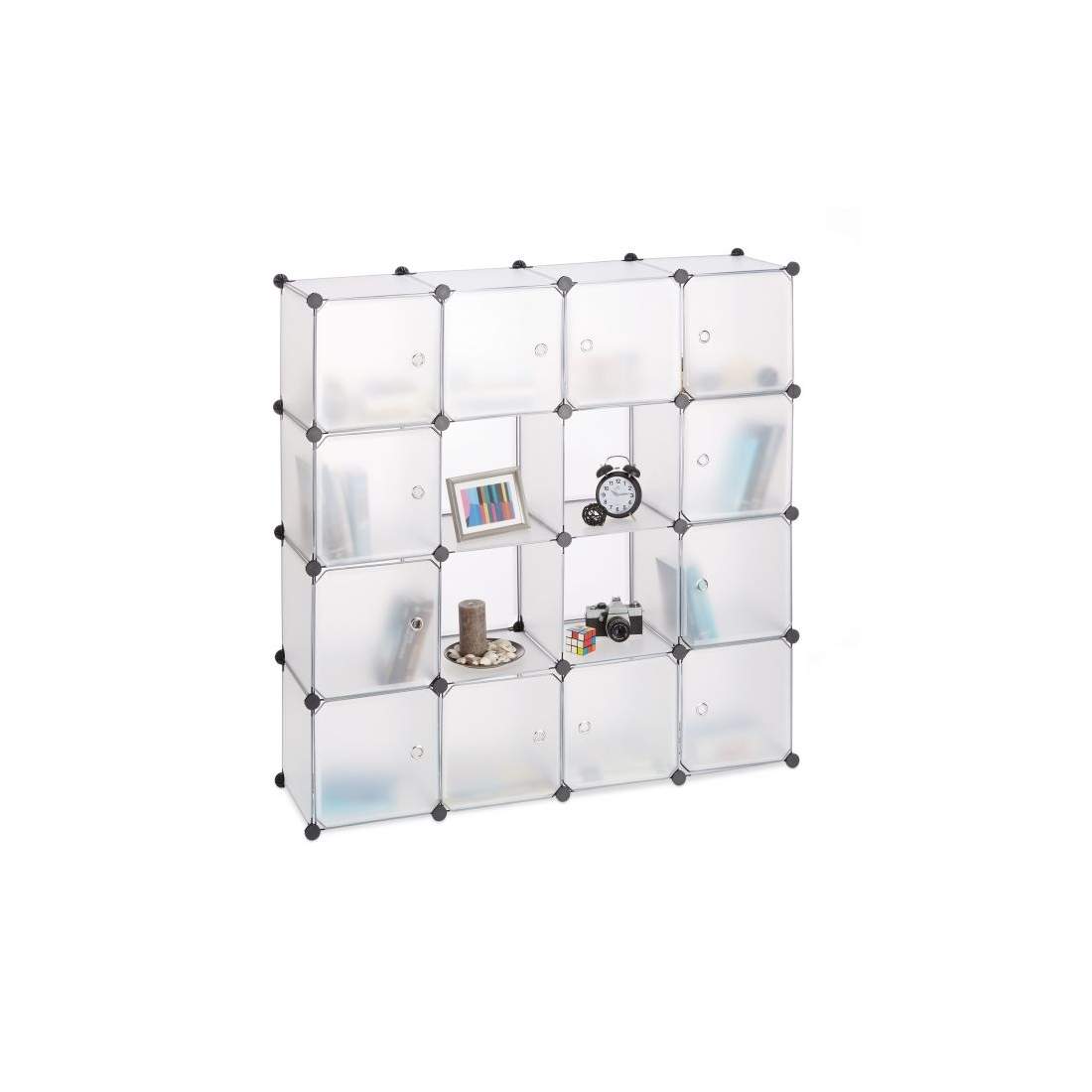 Skruvlös plasthylla med 16 fack | Hem & Hobby - Hem & Hushåll - Badrum | Pryloteket