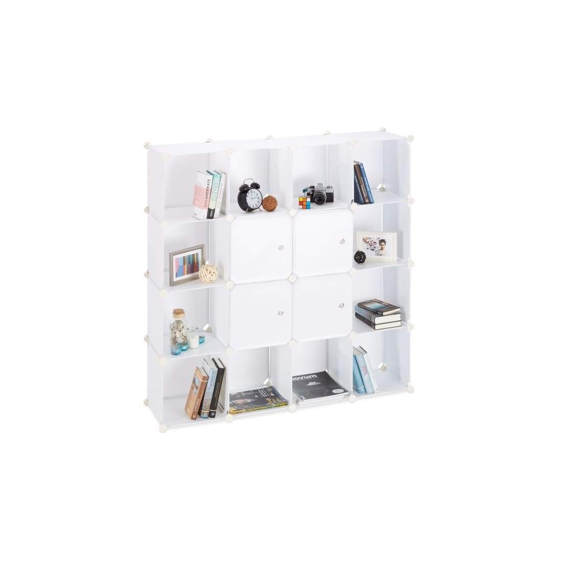 Skruvlös plasthylla med 16 fack | Hem & Hobby - Hem & Hushåll - Badrum | Pryloteket