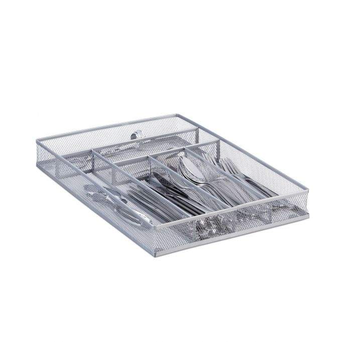 Bestickbricka i metallnät L | Hem & Hobby - Hem & Hushåll - Kök - Köksförvaring - Kökslådor - Besticklåda | Pryloteket