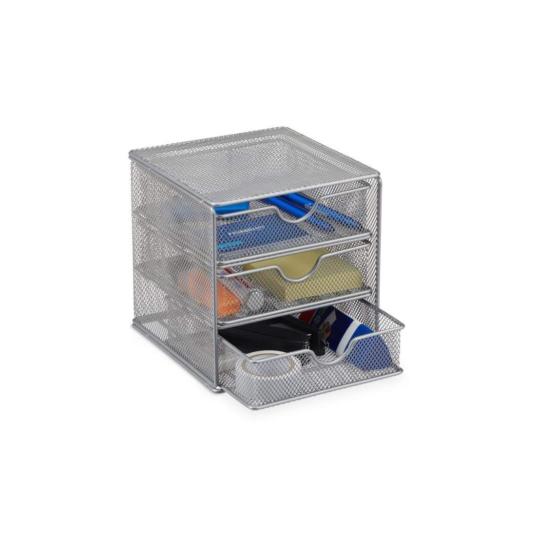 Skrivbordsorganisatör i metall 3 fack