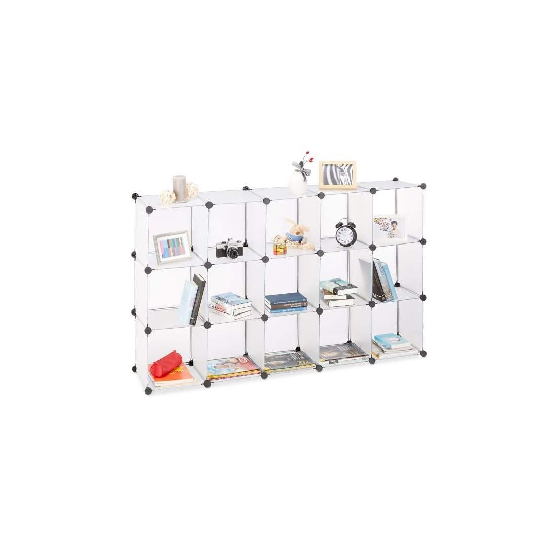 Skruvlösa plasthyllor med 15 fack | Hem & Hobby - Hem & Hushåll - Textil - Handdukar | Pryloteket