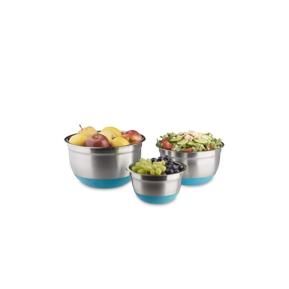 Skålsats 3 delar med halkfri bas | Hem & Hobby - Hem & Hushåll - Kök - Servering | Pryloteket