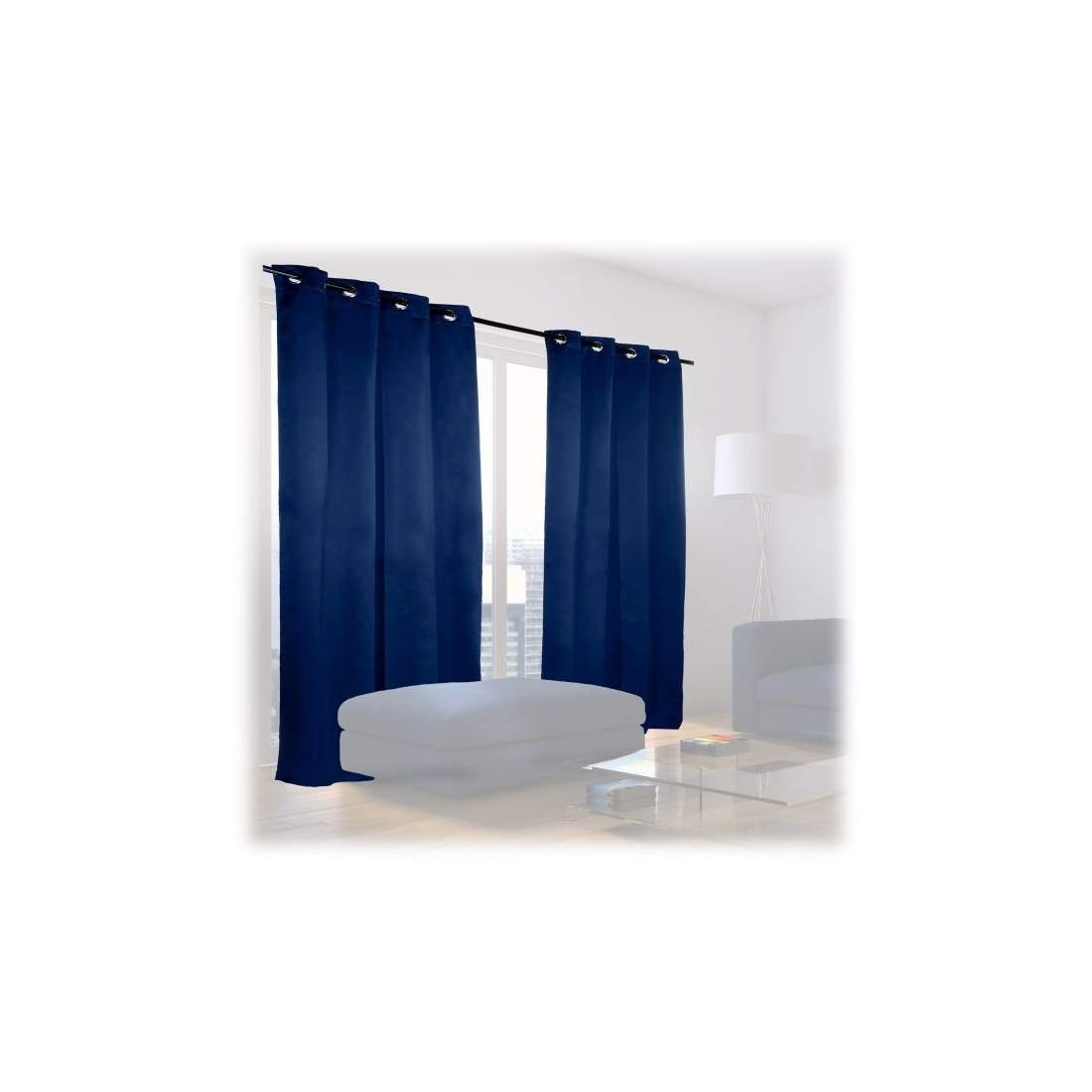 2 mörkläggningsgardiner med öljetter | Hem & Hobby - Hem & Hushåll - Tvätt | Pryloteket