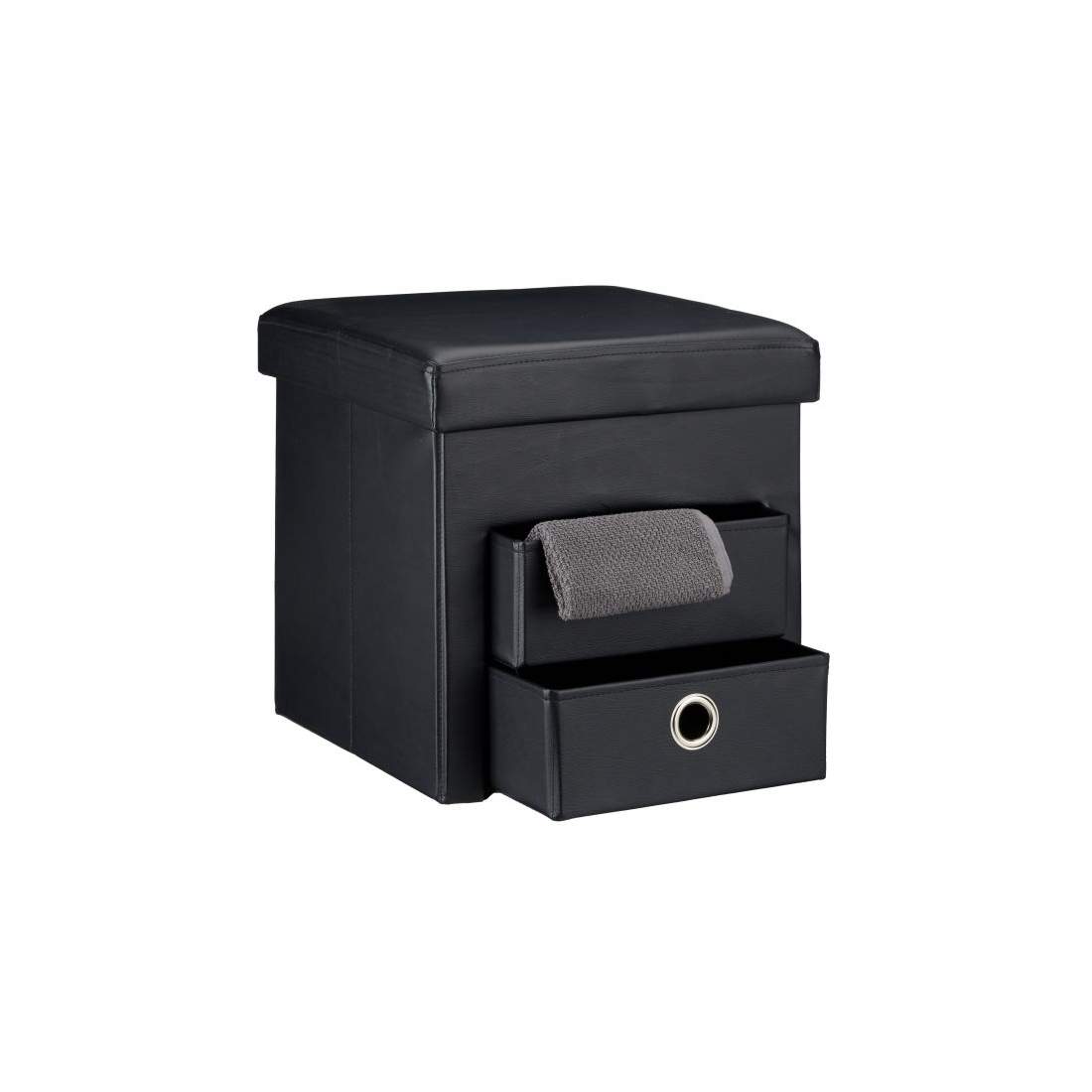 Pall i läderimitation med 2 fack | Hem & Hobby | Pryloteket