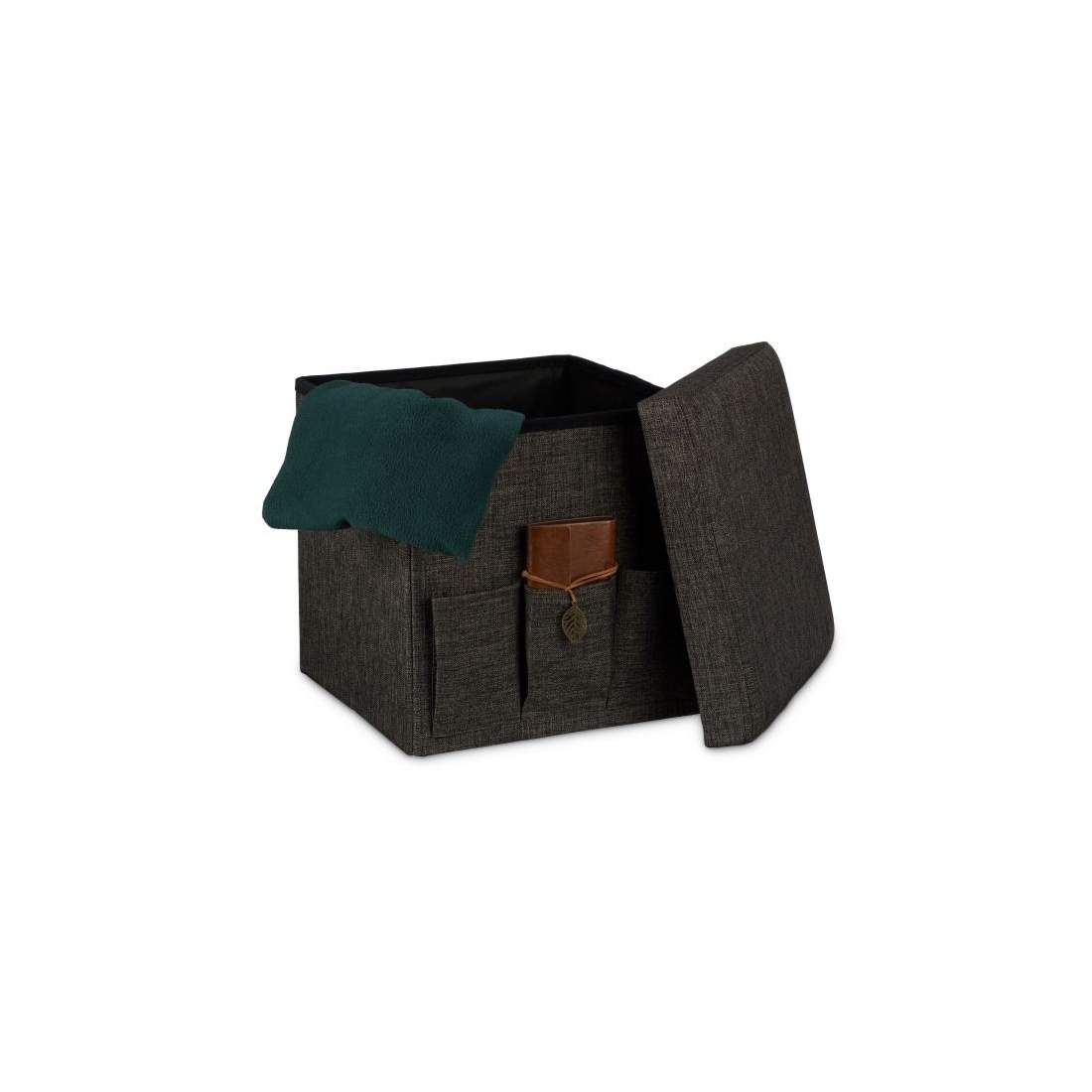 Fällbar pall med fickor Linne | Hem & Hobby | Pryloteket