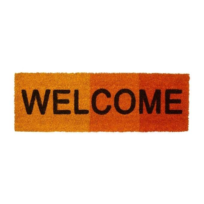 Dörrmatta kokosfiber smal ""Välkommen"" | Hem & Hobby - Hem & Hushåll - Inredning & Dekoration - Dörrmattor | Pryloteket
