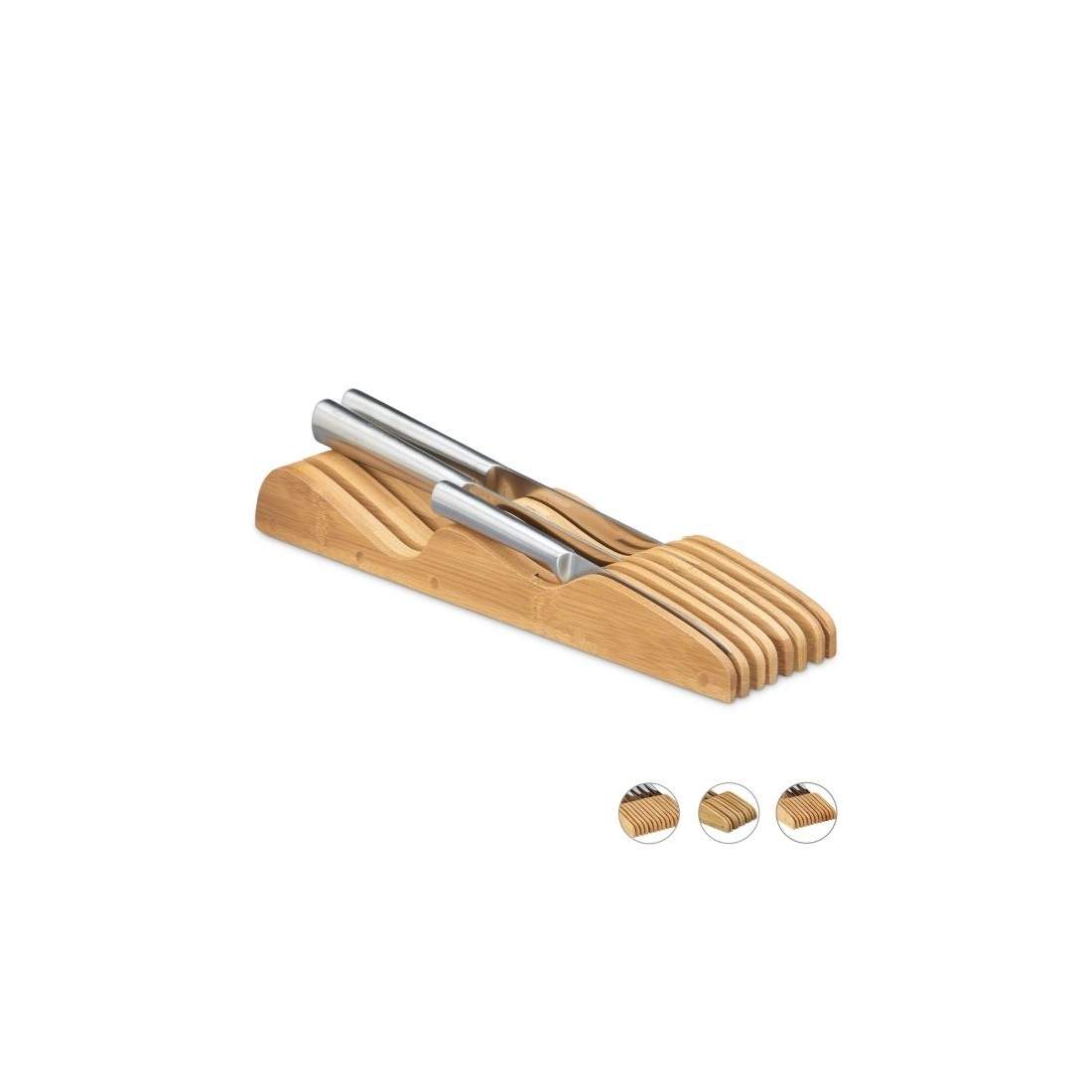 Knivblock i bambu för låda | Hem & Hobby - Hem & Hushåll - Kök - Köksredskap - Lock | Pryloteket