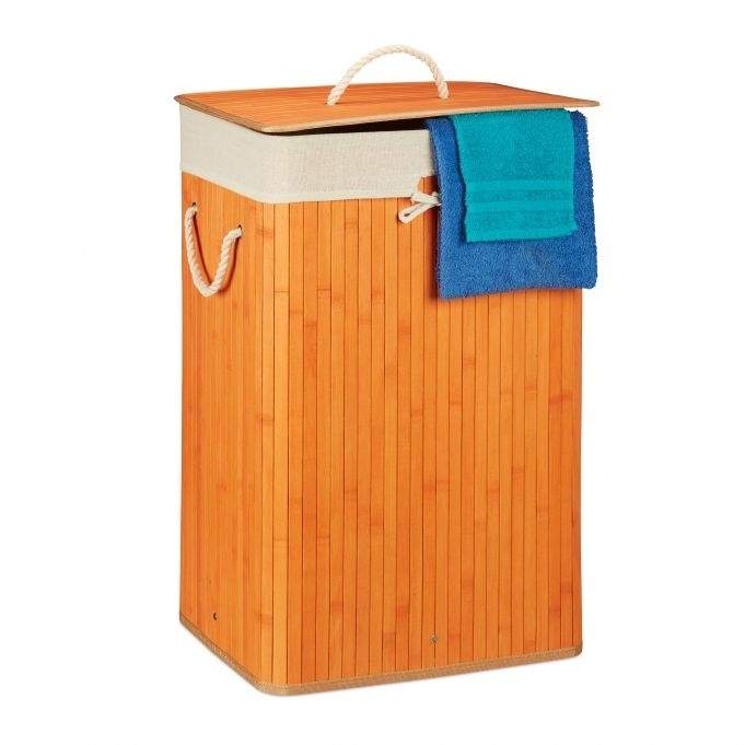 Vasketøjskurv bambus