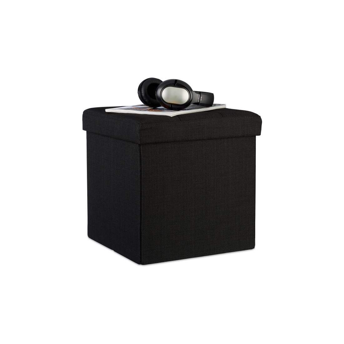 Hopfällbar pall med förvaring av linnetyg | Hem & Hobby - Hem & Hushåll - Kök | Pryloteket