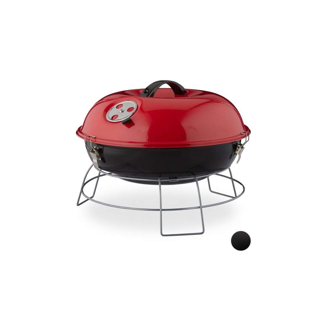 Bärbar kulgrill | Hem & Hobby - Hem & Hushåll - Kök - Köksredskap - Lock | Pryloteket