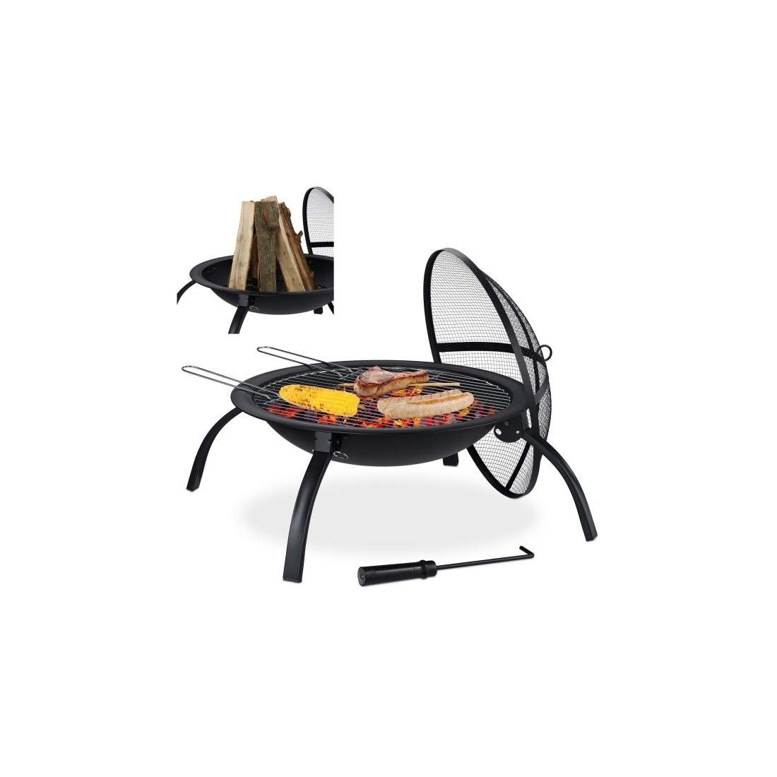 Eldskål XL med grilltillbehör | Elektronik - Tillbehör Mobil & Surfplatta - Mobiltillbehör - Mobilkablar - Tillbehör | Pryloteket