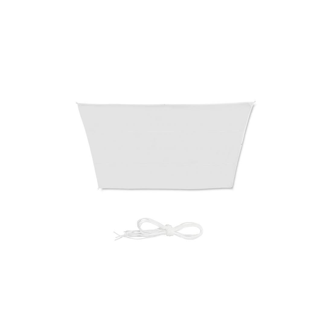 Solsegel trapetsformat vitt | Hem & Hobby - Hem & Hushåll - Balkong | Pryloteket