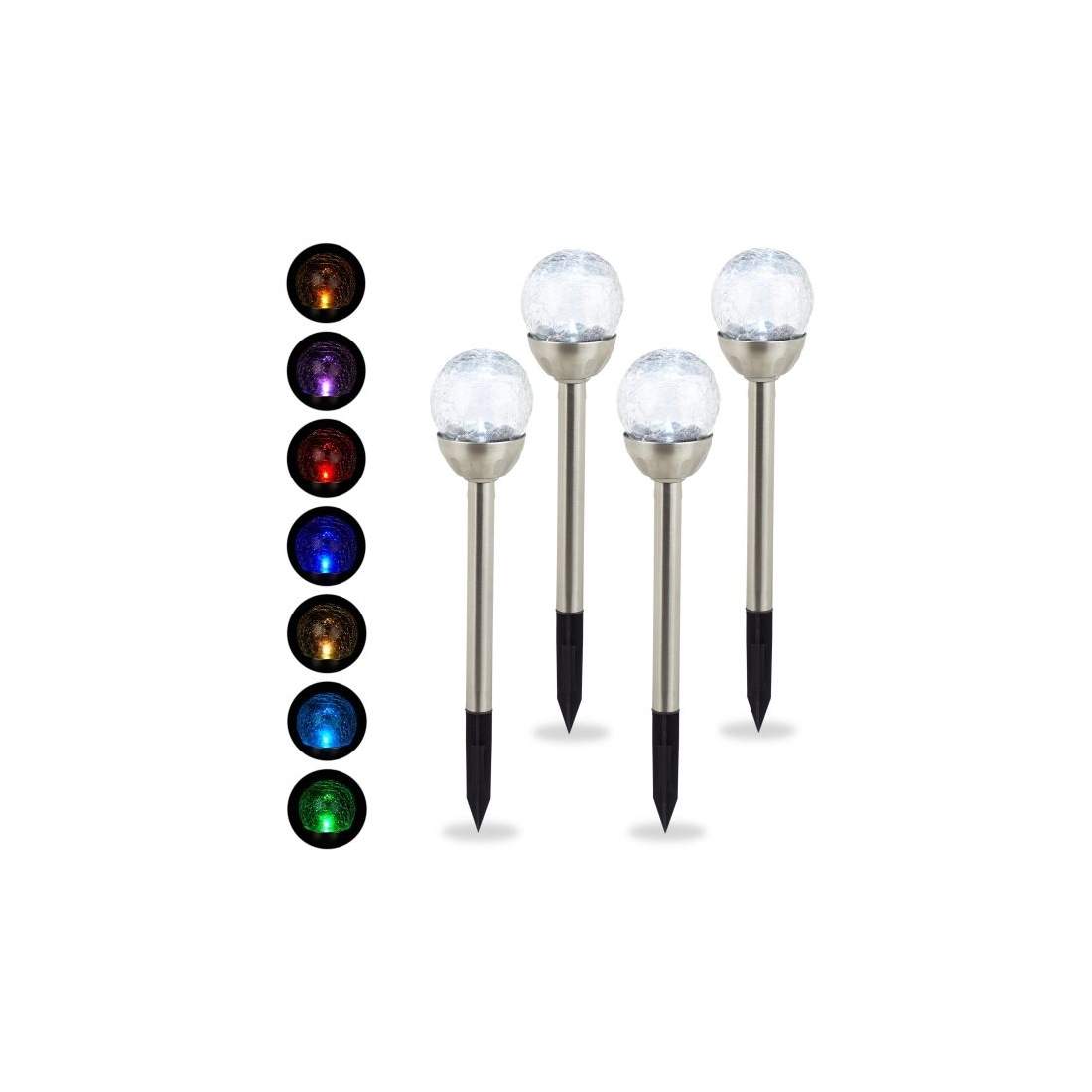 4-pack solcellslampor | Sport & Fritid - Friluftsliv & Camping - Belysning | Pryloteket