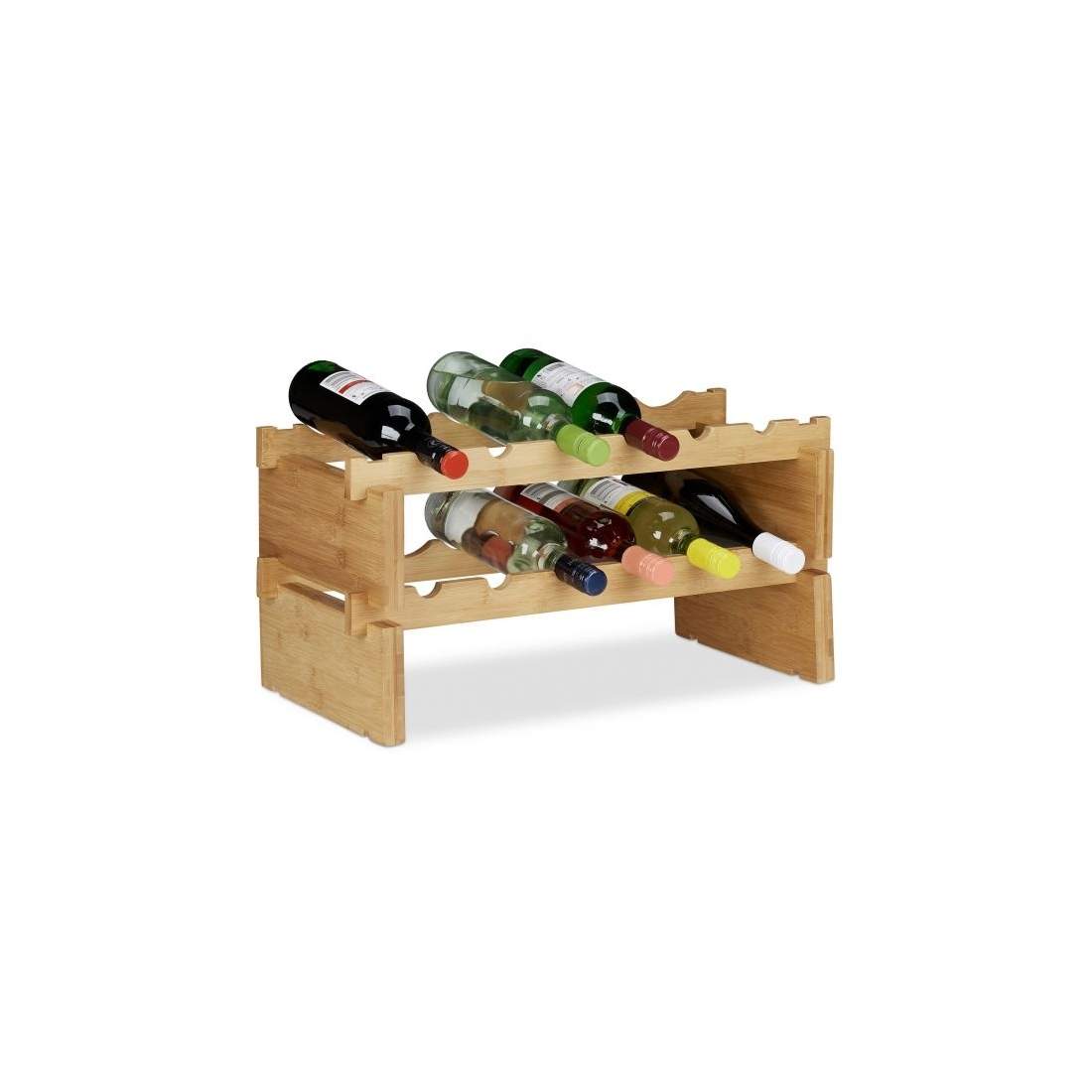 Stapelbart vinställ i bambu | Mode & Accessoarer - Kläder - Skor | Pryloteket