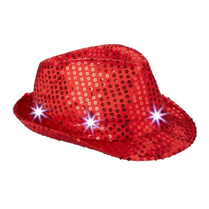 LED hat med pailletter