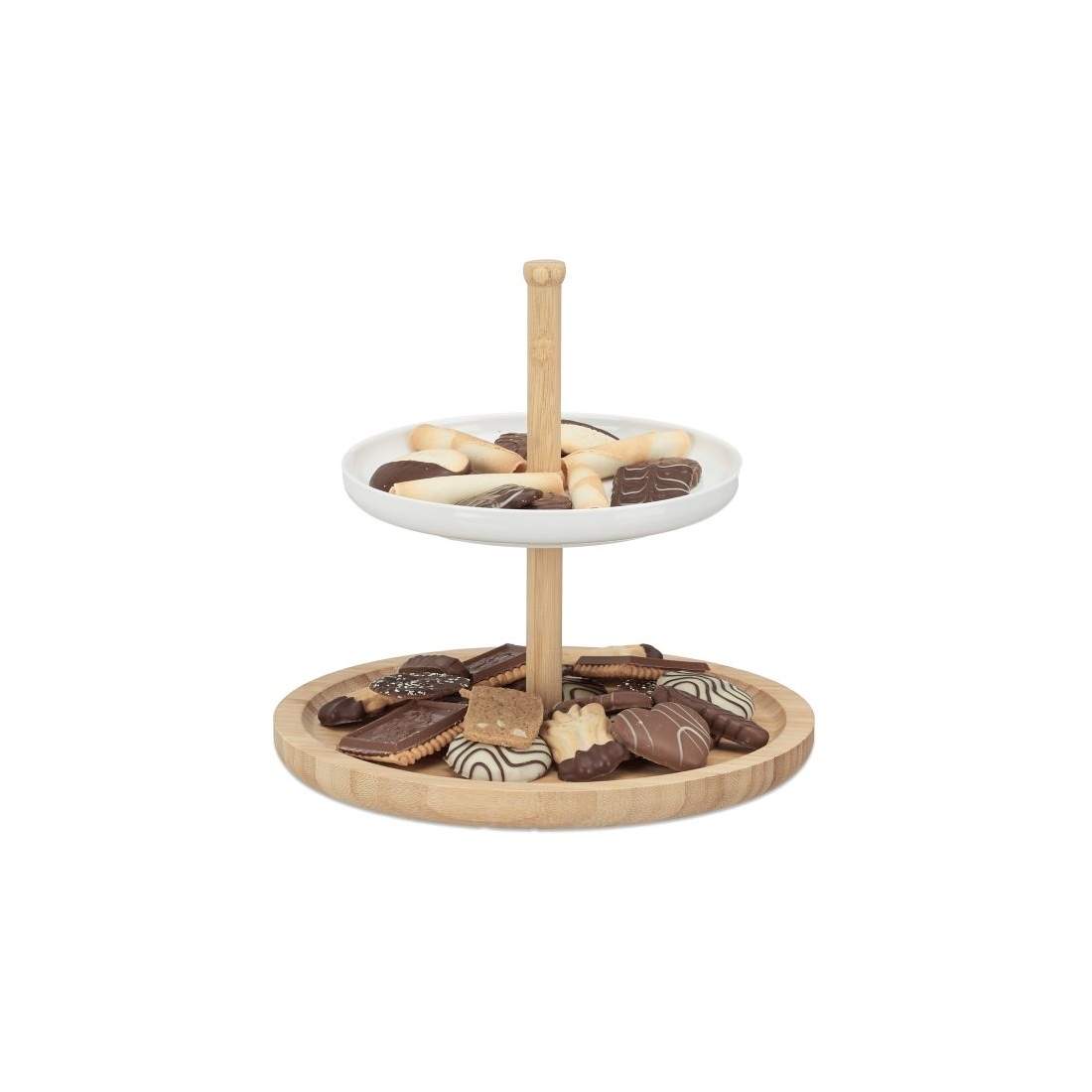 Etagere Bambu och keramik | Hem & Hobby - Hem & Hushåll - Kök - Servering | Pryloteket