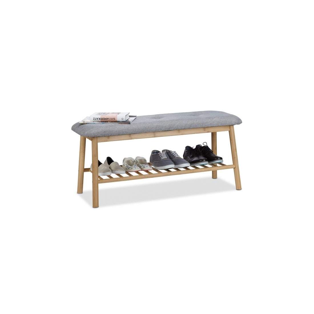 Vadderad skobänk i bambu | Hem & Hobby - Hem & Hushåll - Textil - Handdukar | Pryloteket