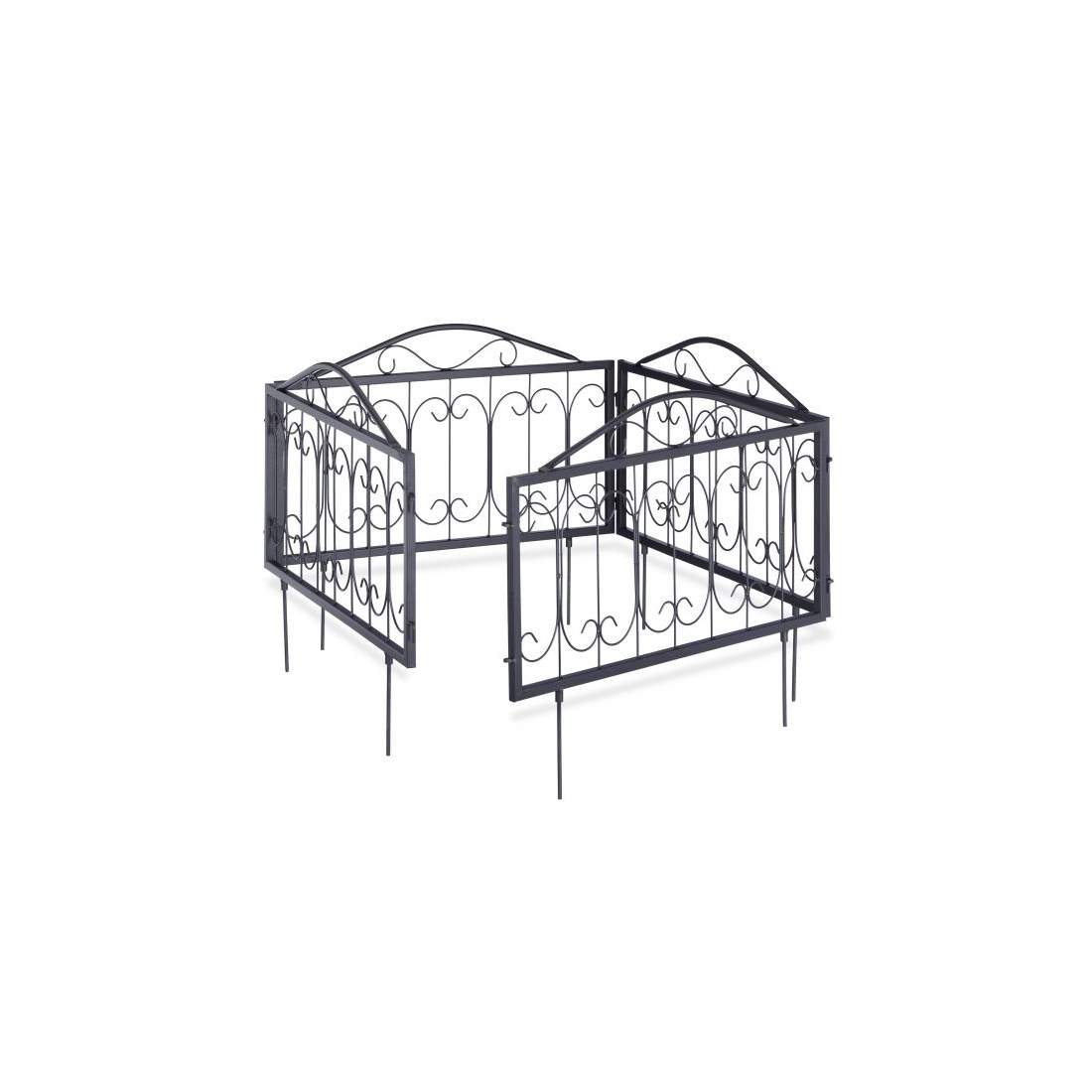 Rabattstaket 4 paneler vintagestil | Hem & Hobby | Pryloteket