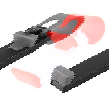 Mobilholder til rattet - Sort og Rød